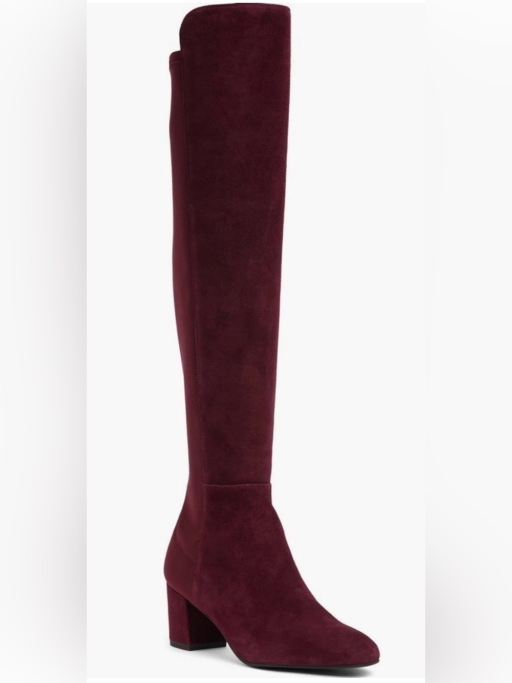 New Authentic Stuart Weitzman Boots in Deep Burgundy / Bordeaux | Size 6